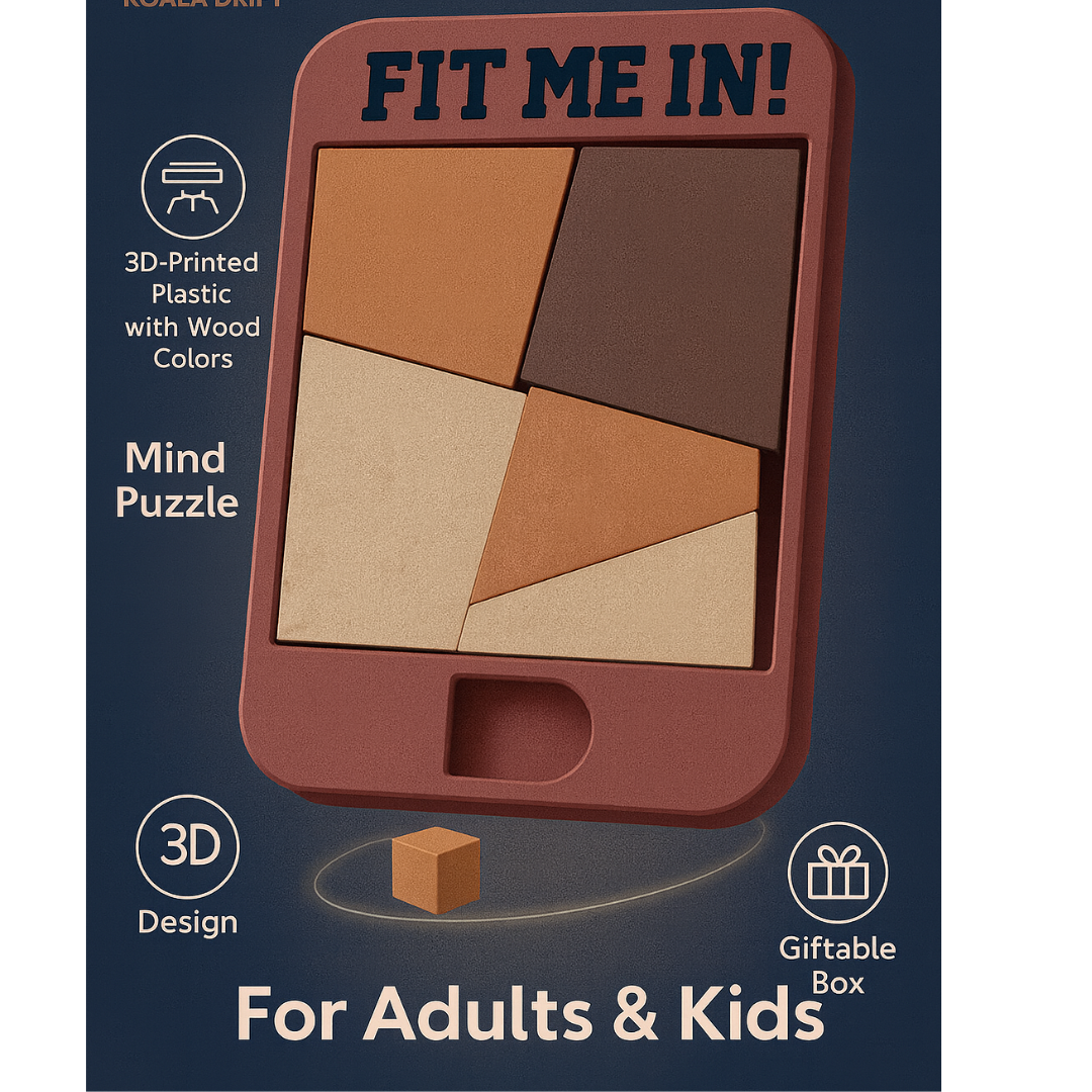 Fit Me In! – 3D Mind Puzzle for Adults | Premium Logic Brain Teaser by Koala Drift