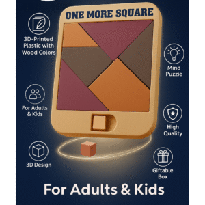 One More Square – 3D Mind Puzzle for Adults & Kids | Logic Brain Teaser by Koala Drift